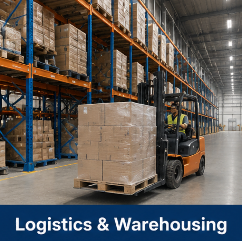 Logistics and warehousing pallet handling
