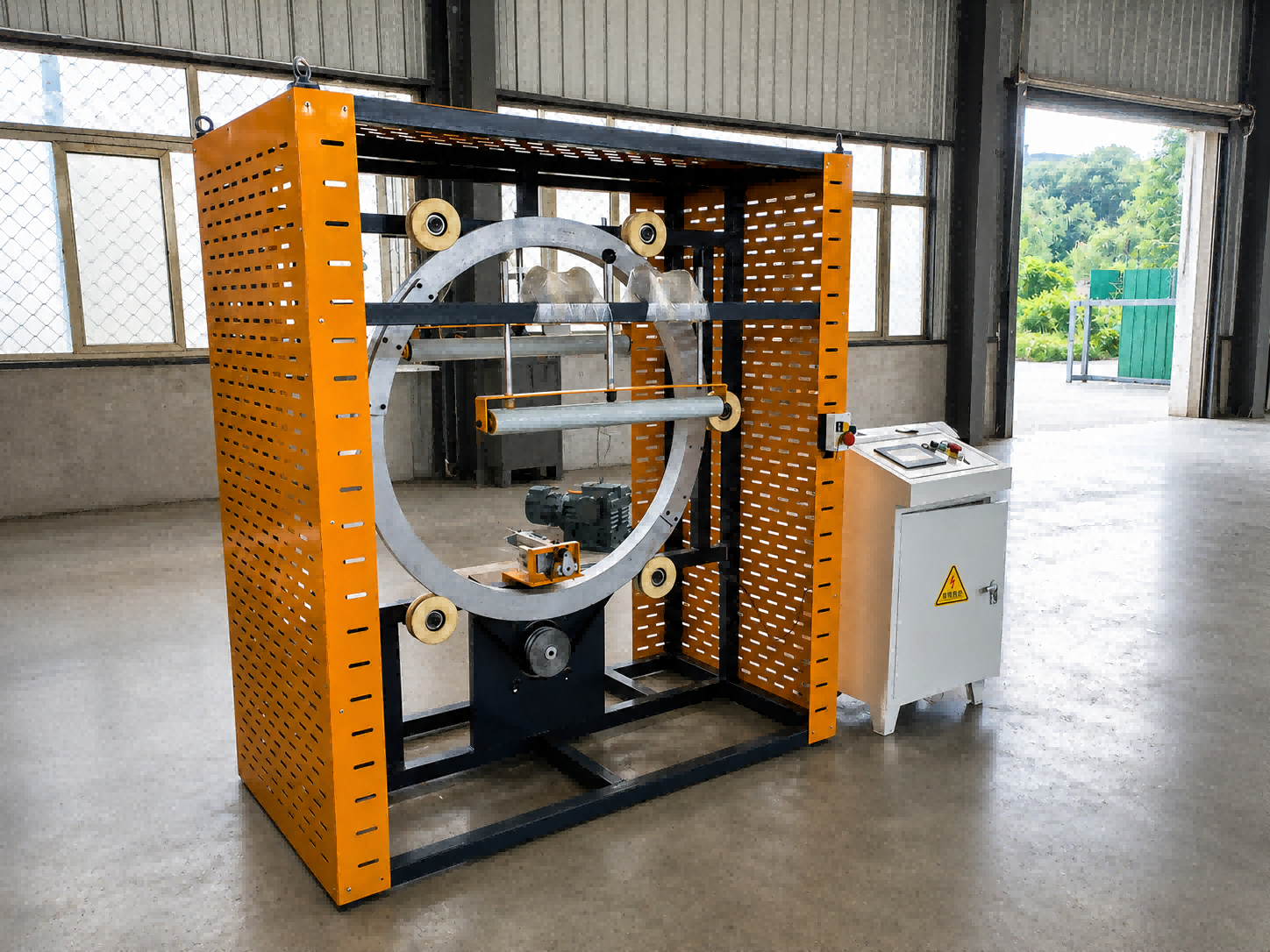 Orbital wrapper ring and guarding configuration