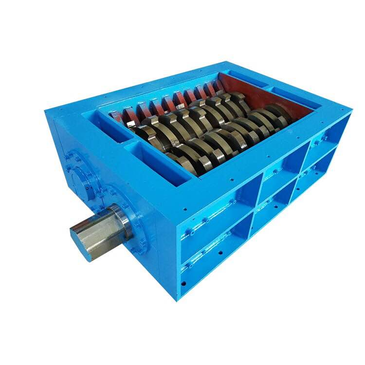 Industrial double-shaft shredder cutting chamber