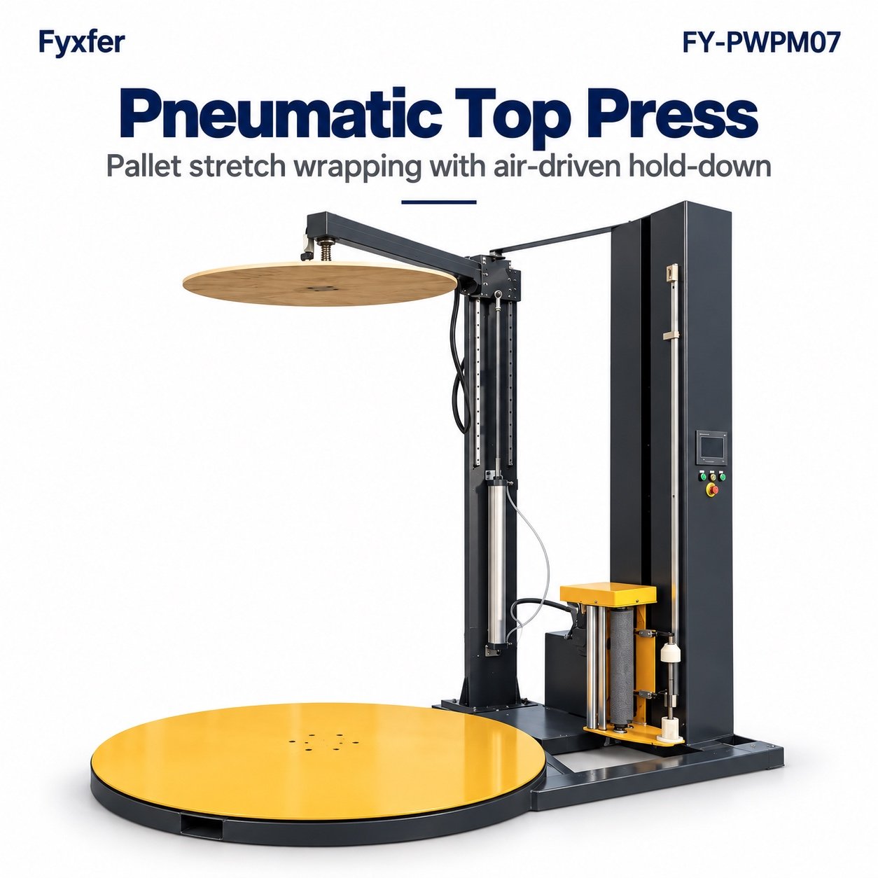 FY-PWPM07 pneumatic top-press wrapper overview