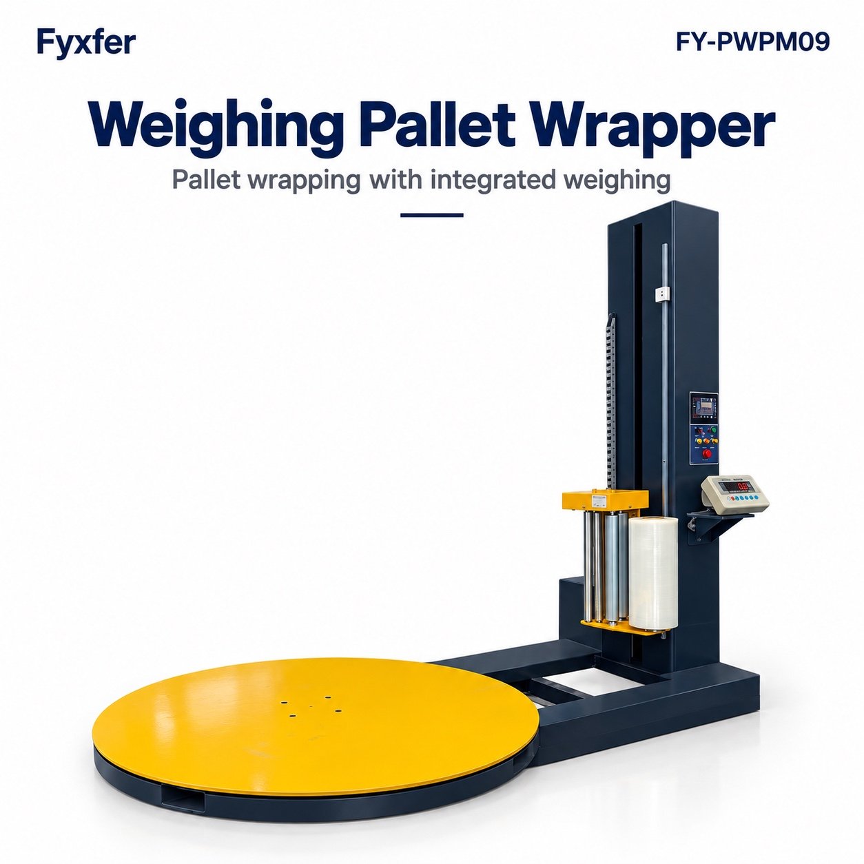 FY-PWPM09 pallet wrapper with integrated weighing